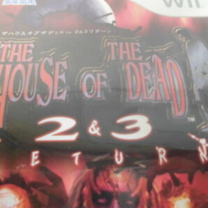 4-525 0◇SEGA/セガ THE HOUSE OF THE DEAD 2＆3リターン Wiiソフト Wiiザッパー付 0◇の画像7
