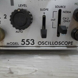 4-624♀KIKUSUI/菊水 オシロスコープ OSCILLOSCOPE 553♀の画像8