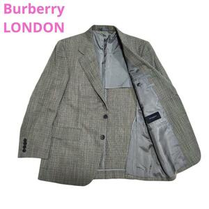 【未使用】Burberry　テーラードジャケット　バーバリー　羊毛　麻　リネン