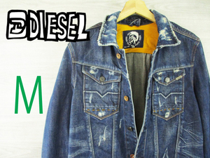 春物 DIESEL●ディーゼル＜ダメージ加工・デニムジャケット・Ｇジャン＞●M1618y