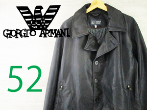 ARMANI JEANS●アルマーニ ジーンズ＜内キルティング　ジャケット＞ビッグサイズ●M255c