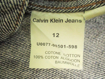 春物 Calvin Klein●ジュニア●カルバンクライン＜デニムジャケット・Gジャン＞●M270y_画像9