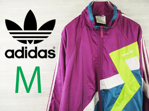 adidas●アディダス＜万国タグ 銀タグ 90’s ヴィンテージ トラックジャケット＞●M386c