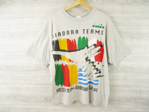 Diadora●ディアドラ＜94年ワールドカップ・半袖Tシャツ＞●M449y_画像2