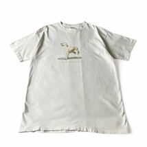 90’s OLD GAP Tシャツ 白タグ アニマル 犬 ドッグ 染み込み USA製 ヴィンテージ 紺タグ デカタグ_画像2