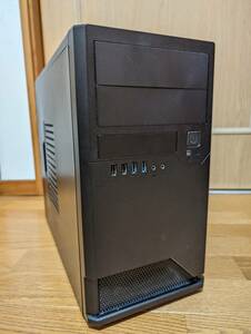 IN-WIN IW-EM048 black Micro-ATX PC case used 