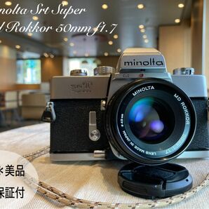 入門に★minolta srt super★ロッコールf1.7★完動品＊初期保証