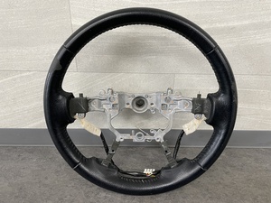 TOYOTA トヨタ AWS210 GRS210 クラウン ハイブリッド 前期 純正 ステアリング ハンドル GS120-05550 中古品 306