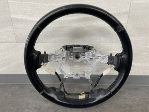 TOYOTA トヨタ AWS210 GRS210 クラウン ハイブリッド 前期 純正 ステアリング ハンドル GS120-05550 中古品 307