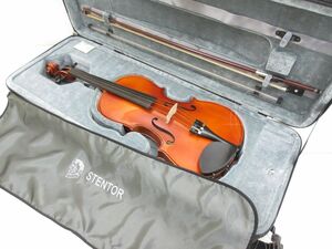Z059-J10-4125 STENTOR Student II ステンター バイオリン ヴァイオリン 全長約66.5cm 現状品①