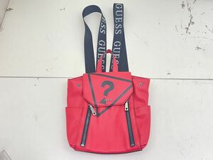 Y350-N39-81 GUESS ゲス URBAN SPORT SAVOY BACKPACK RED 赤 レディース ミニ リュック カバン バッグ 現状品②