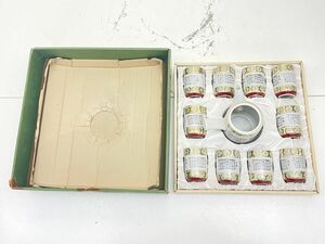 Z051-J10-4127 茶器 煎茶 セット 九谷焼 急須 湯呑 10客 陶器 和食器 茶道 現状品②