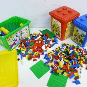 U097-N36-1428 LEGO レゴ ブロック まとめ売り ミニフィグ 基盤 特殊パーツ バケツ DUPLO 2356 動物 現状品①の画像1