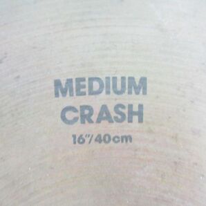 X084-N35-1479 Zildjian ジルジャン MEDIUM CRASH 16″ / 40cm クラッシュシンバル 現状品①の画像2