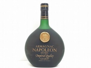 Y232-N37-1027 未開栓 GUIZOT ギゾー NAPOLEON ナポレオン エクストラ アルマニャック ブランデー 700ml 40％ 現状品③