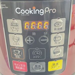 Y028-N35-1643 Shop japan ショップジャパン 電気圧力鍋 Cooking Pro クッキングプロ FN006103 調理器具 箱 説明書 レシピ付き 現状品②の画像3