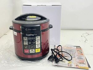 Y028-N35-1643 Shop japan ショップジャパン 電気圧力鍋 Cooking Pro クッキングプロ FN006103 調理器具 箱 説明書 レシピ付き 現状品②