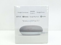 X245-Z13-248 未開封 Google Home Mini チャコール スマートスピーカー 現状品③_画像3