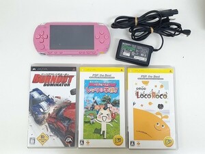 Y253-N37-1016 SONY ソニー PSP PSP-1000 本体+ソフト3点 まとめ 本体初期化済み 現状品③