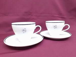 W222-N29-2934 Afternoon Tea アフタヌーンティー カップ＆ソーサー ペア2客 洋食器 茶器 ティーカップ 現状品③