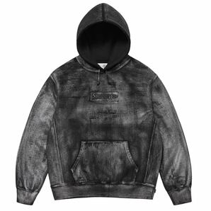 Mサイズ　Supreme / MM6 Maison Margiela Foil Box Logo Hooded Sweatshirt マルジェラ　パーカー　ブラック