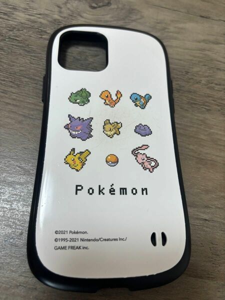 iFace ポケモン　iPhone12 12pro用ケース　ポケットモンスター　ドット柄　