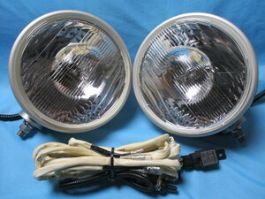 * IPF Super Rally 940 lamp body + harness set / medium sized driving lamp / new goods H3 12V 100W / that time thing * rare thing * CIBIE FET PIAA