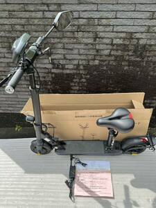 [ three-ply prefecture Suzuka city receipt limitation (pick up) ] electric scooter scooter folding type possible to run in the public road license bike HILL STONE od530 transfer certificate attaching 