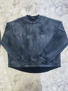 【WE11DONE】LONG T-SHIRT BLACK