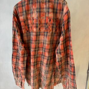 【AMIRI】BLEACH AMIRI LOGO FLANNELの画像3