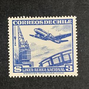 [ viva! Classico ]1954 year * Chile * aircraft * blue 
