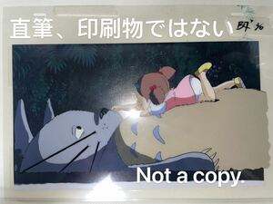  автограф Tonari no Totoro Majo no Takkyubin Miyazaki . цифровая картинка Ghibli исходная картина расположение анимация аниме иллюстрации .. вокруг битва Naruto (Наруто) Dragon Ball ... лезвие 