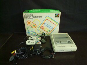 TMC-00406-03 任天堂 SFC スーパーファミコン 本体 SHVC-001 箱付 ※ジャンク品