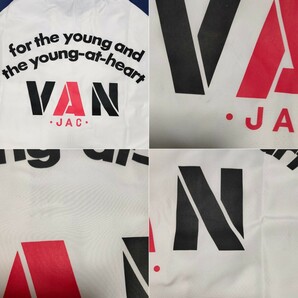 未使用 VAN JAC ヴァン ジャケット ウインドブレーカー ジャージ 上下 セットアップ Lサイズ ジャケット ブルゾン IVY パンツ アーチロゴの画像10
