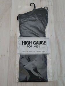 紺 未使用 日本製 ハイゲージ シースルー ハイソックス 25㎝ ビジネス 靴下 ドレスソックス レトロ スーツ メンズ ナイロン