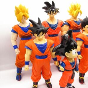 ドラゴンボール バードスタジオ/集英社 東映アニメーション フィギュア 全長27～37cmBIGサイズ ソフビ人形セット 孫悟空 当時物/箱 424-1の画像3