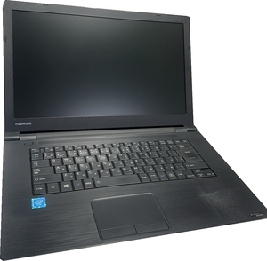 中古 良品 東芝B65R　15.6型ノートパソコン　Celeron-3215U・8GB・SSD120GB・Win11Pro・Office2021・無線LAN付き　　4293