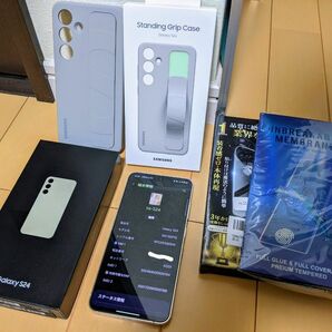 ほぼ新品。サムスン Galaxy S24 256GB SIMフリー [アンバー イエロー]