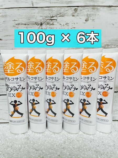 塗るグルコサミン あゆみEXプラス 100g 6本