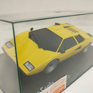 H240425 KYOSHO ランボルギーニ カウンタック LP400 イエロー NO.MZG110Y 2200 京商 ミニッツ オートスケールコレクション MINI-Z 箱入りの画像6