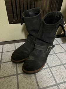 ブーツ RED WING (レッドウィング) ENGINEERING BOOTS (エンジニアブーツ) 8268 ベージュスエード