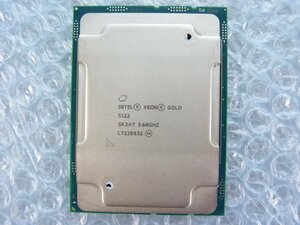 1PRY // Intel Xeon Gold 5122 3.6GHz SR3AT Skylake-SP H0 Socket3647 (LGA) // Fujitsu PRIMERGY RX2530 M4 取外 //在庫4