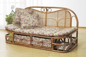  new goods @ natural rattan high back couch sofa 140cm width 
