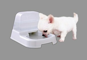  новый товар @ для домашних животных автоматика поилка J-200 белый [ товары для домашних животных кормушка собака кошка ]