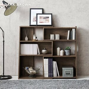 Art hand Auction New @ Slide Rack RCC-1130/Brown (Bookshelf Rack Living Storage Telescopic Board Free Angle Corner Storage Open Rack), handmade works, furniture, Chair, shelf, bookshelf, shelf