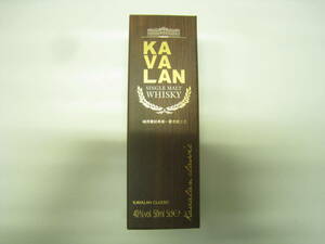 新品 KAVALAN カバラン SINGLE MALT クラシック シングルモルト ウイスキー アルコール40% 50ml