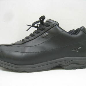 MIZUNO GORE-TEX ミズノ ゴアテックス ウォーキングシューズ スニーカー B1GC141609 サイドジップ 黒 ブラック サイズ25cmの画像4