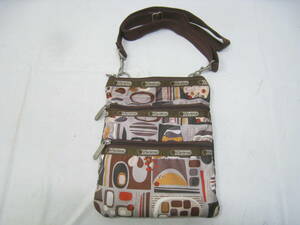 LeSportsac Le Sportsac shoulder bag total pattern gray 