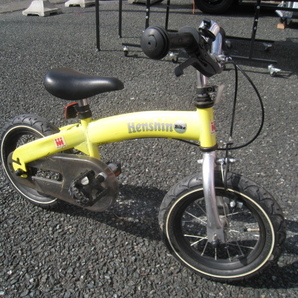 浜松市出品 Vitamin i Factory Henshin Bike へんしんバイク １２インチ 自転車 キッズ 子供用 キッズ イエローの画像1