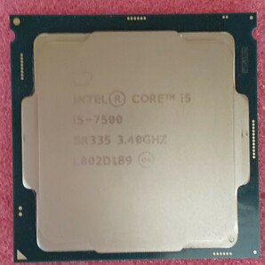 CPU 8個セット Intel Core i5-7500 3.40GHz SR335 i5 第7世代 プロセッサー 中古動作確認済 管理番号：C154の画像1